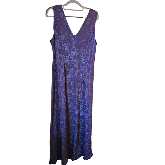 R&M Richards 2 Pc Jacquard Evening Dress Jacket Set Formal Mother Bride – 16W - Picture 5 of 13